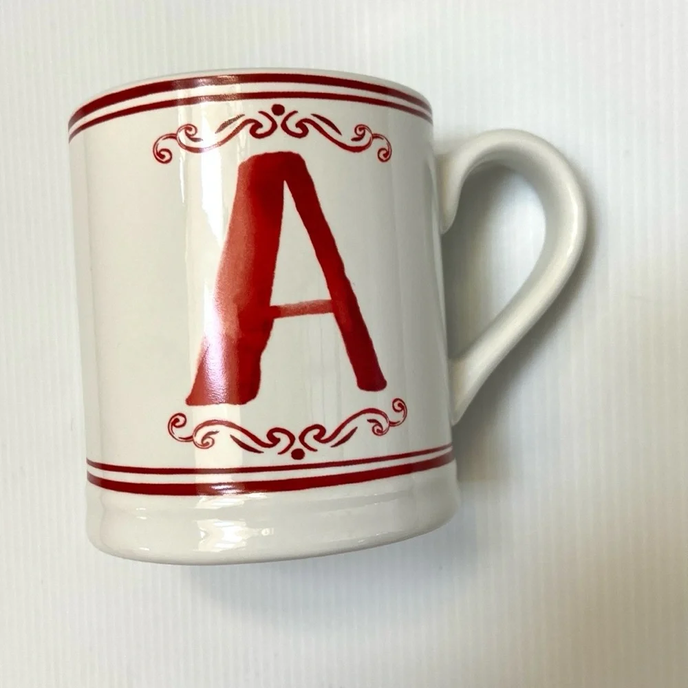 NWT Sur La Table Monogram 'A' Mug